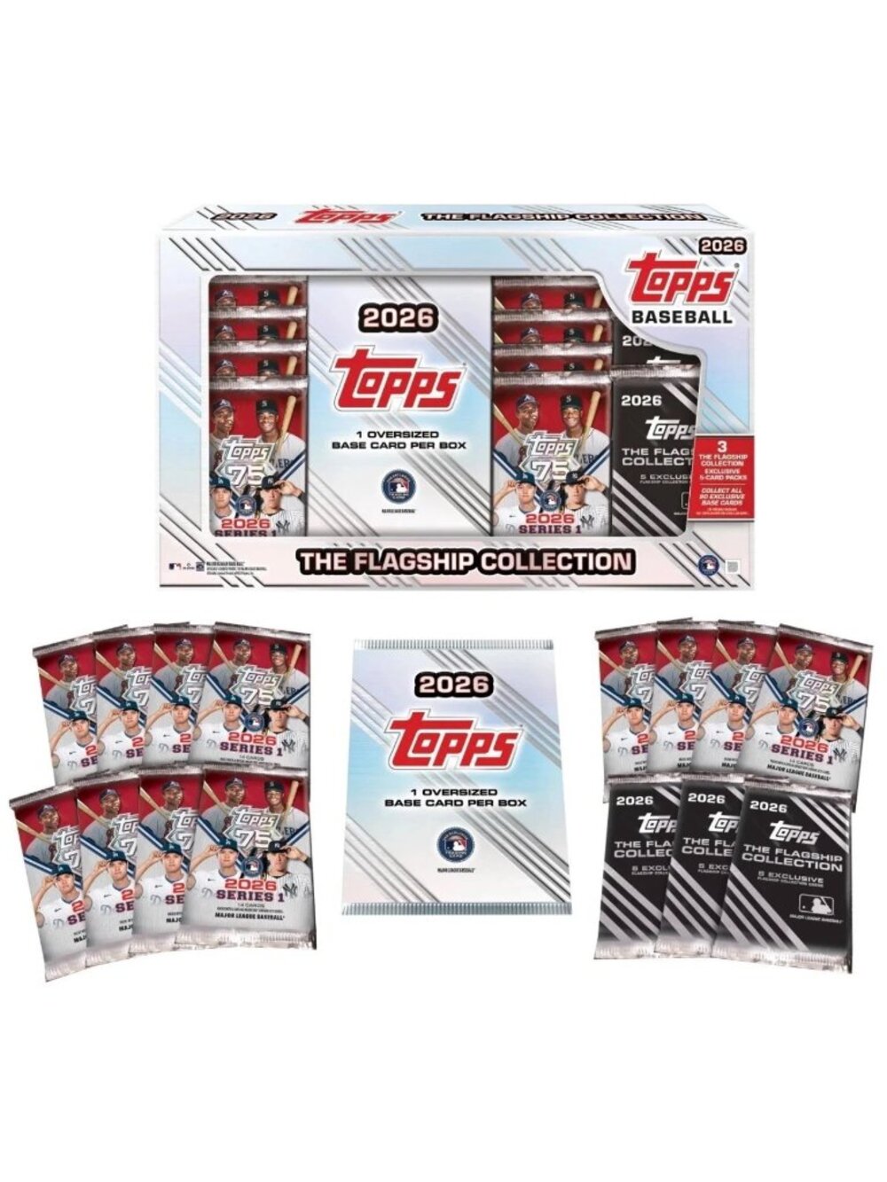 TOPPS 2026 MLB Baseball Series 1 Super Box Flagship Collection (184 cards) NEW